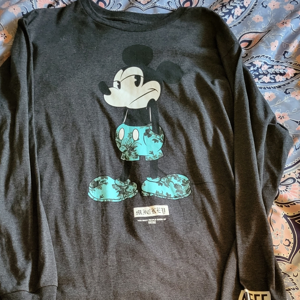 Neff brand Mickey Mouse long sleeve shirt size XL